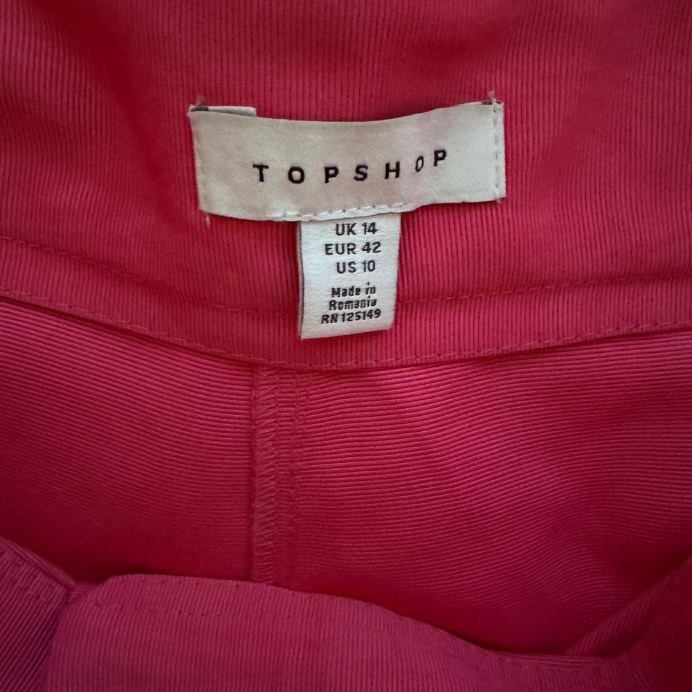 Topshop Bold Pink Blazer short set - Picture 4 of 8